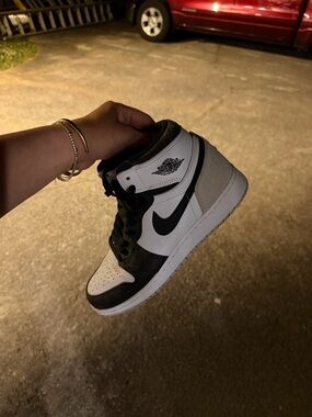 Nike Kids Black, White & Gray High-Top Sneakers